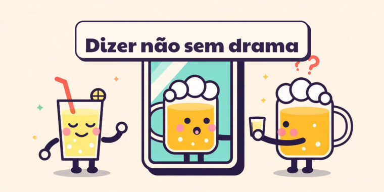 Como Lidar Com a Pressão Social Para Beber (Sem Se Sentir Desconfortável)