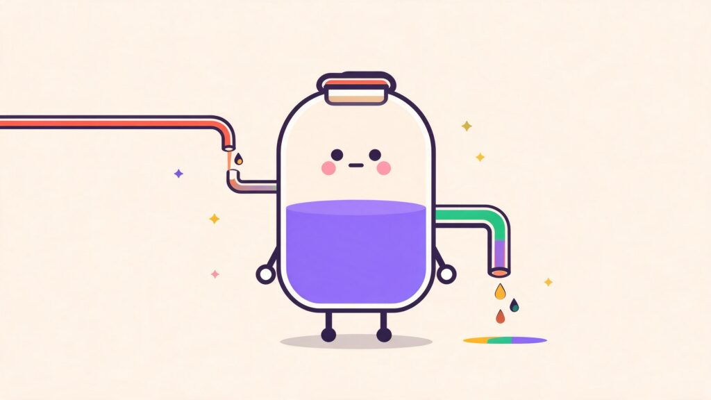Every drink is a net water loss, not a top-up