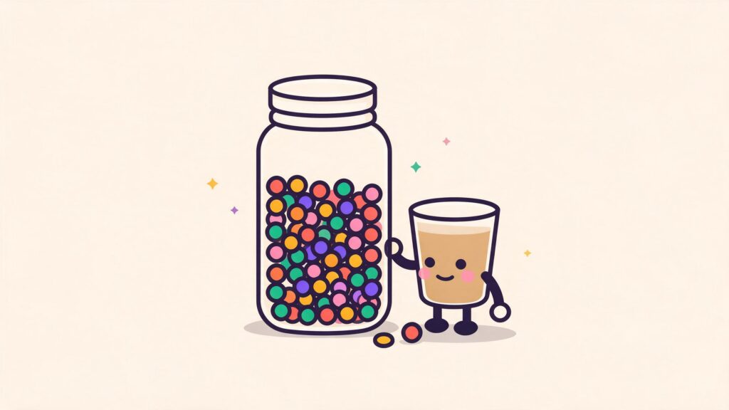 The aggregate is the real score — one dropped day does not empty the jar
